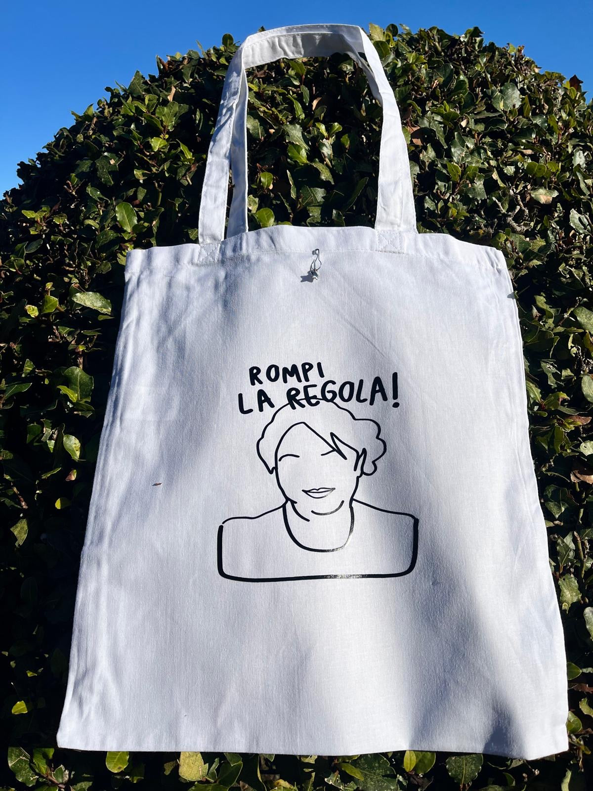 Borsa di tela da personalizzare con ritratto