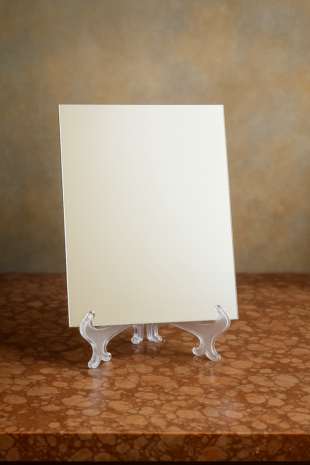 Basetta per specchio rettangolare