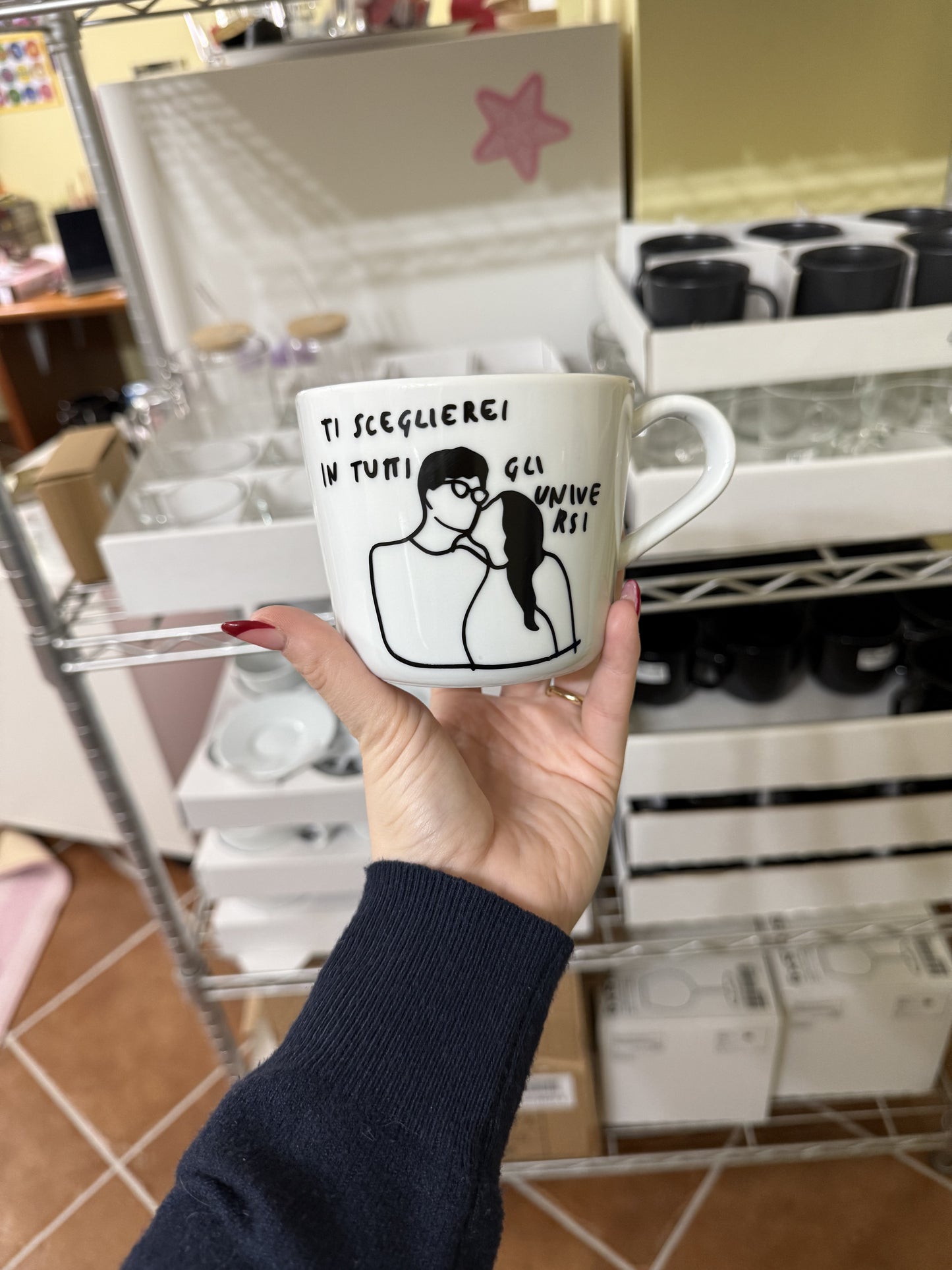 Tazza grande da personalizzare con ritratto