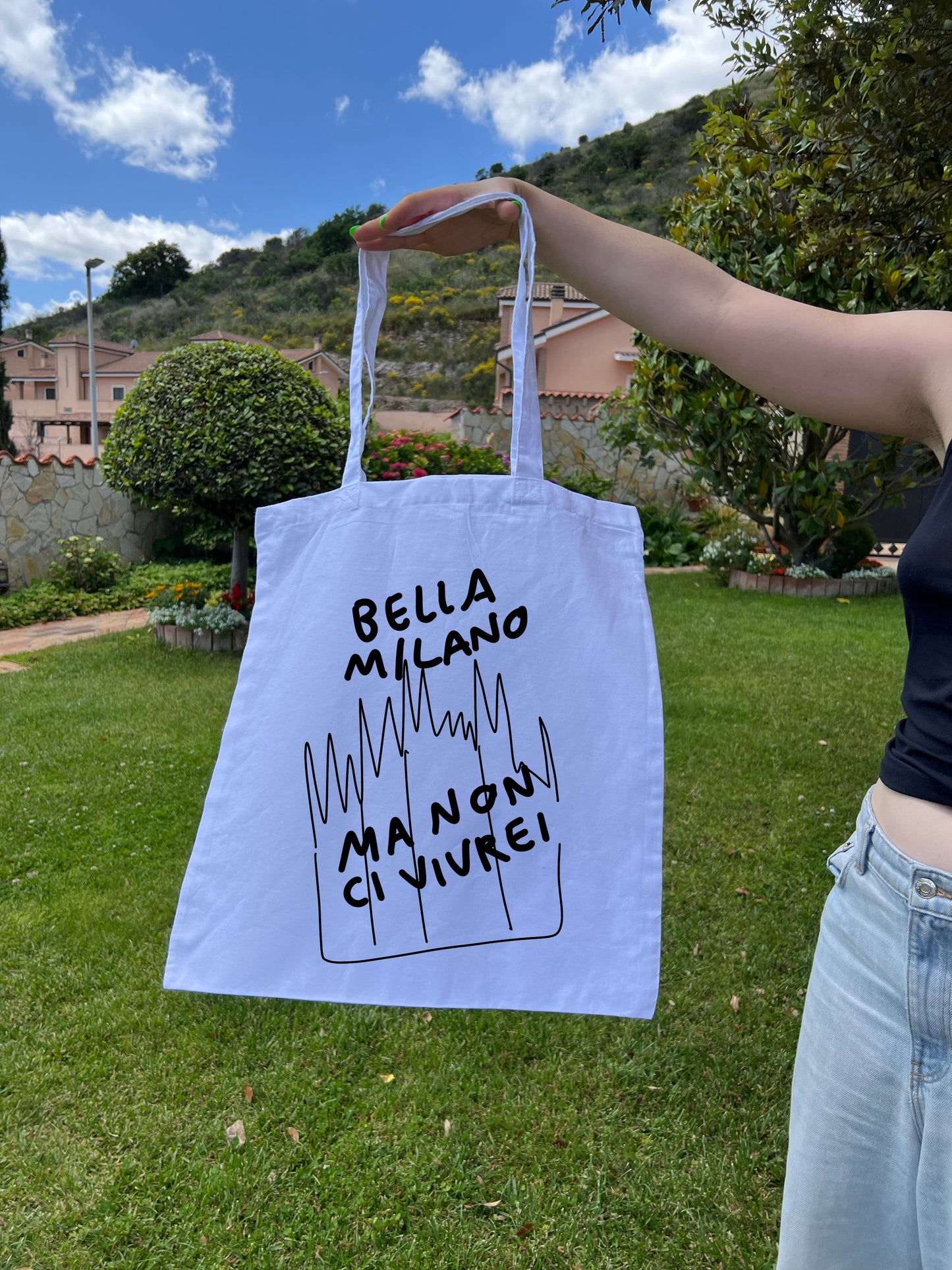 Borsa di tela da personalizzare con ritratto