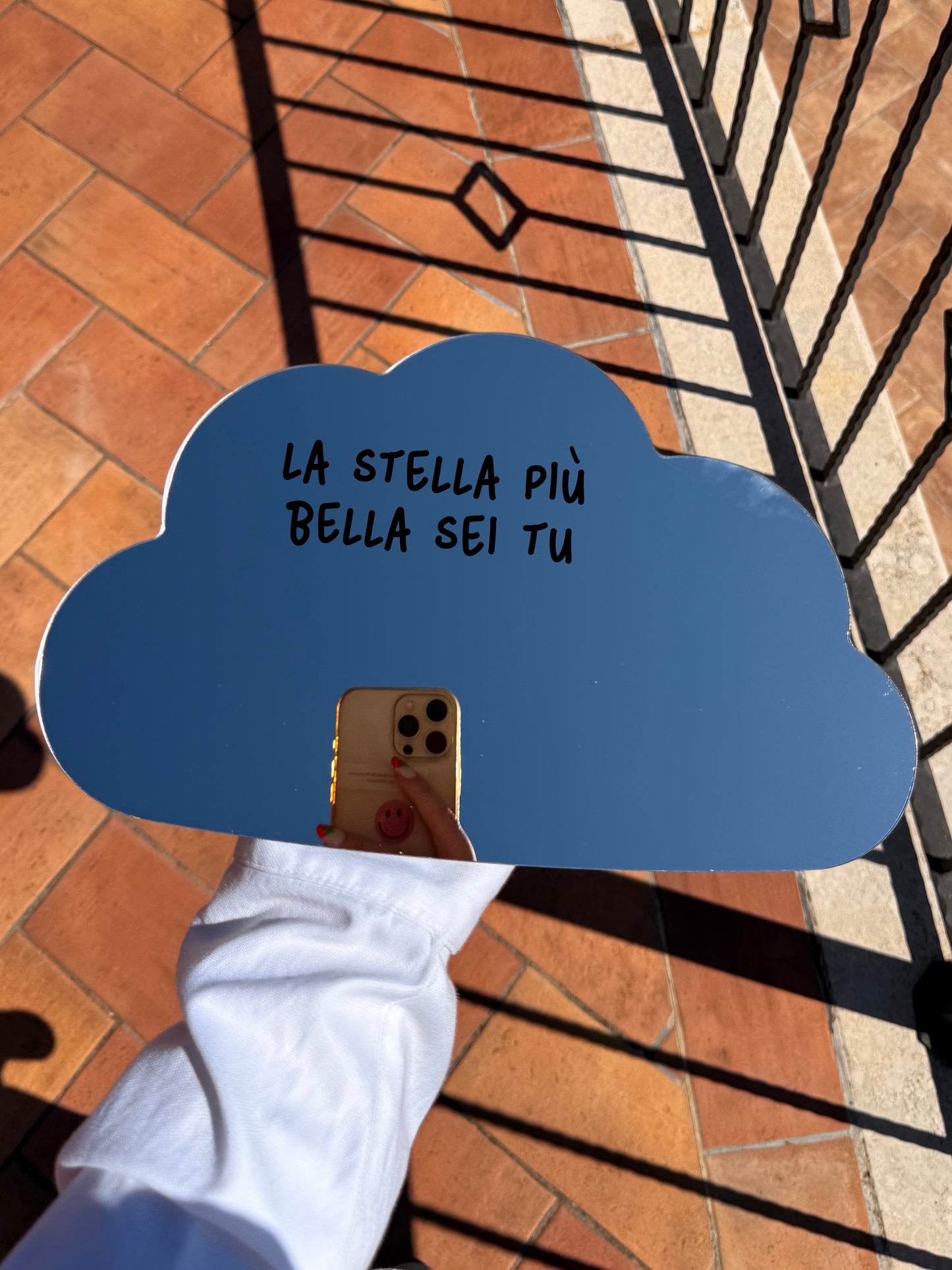Da personalizzare (Specchio a forma di nuvola)