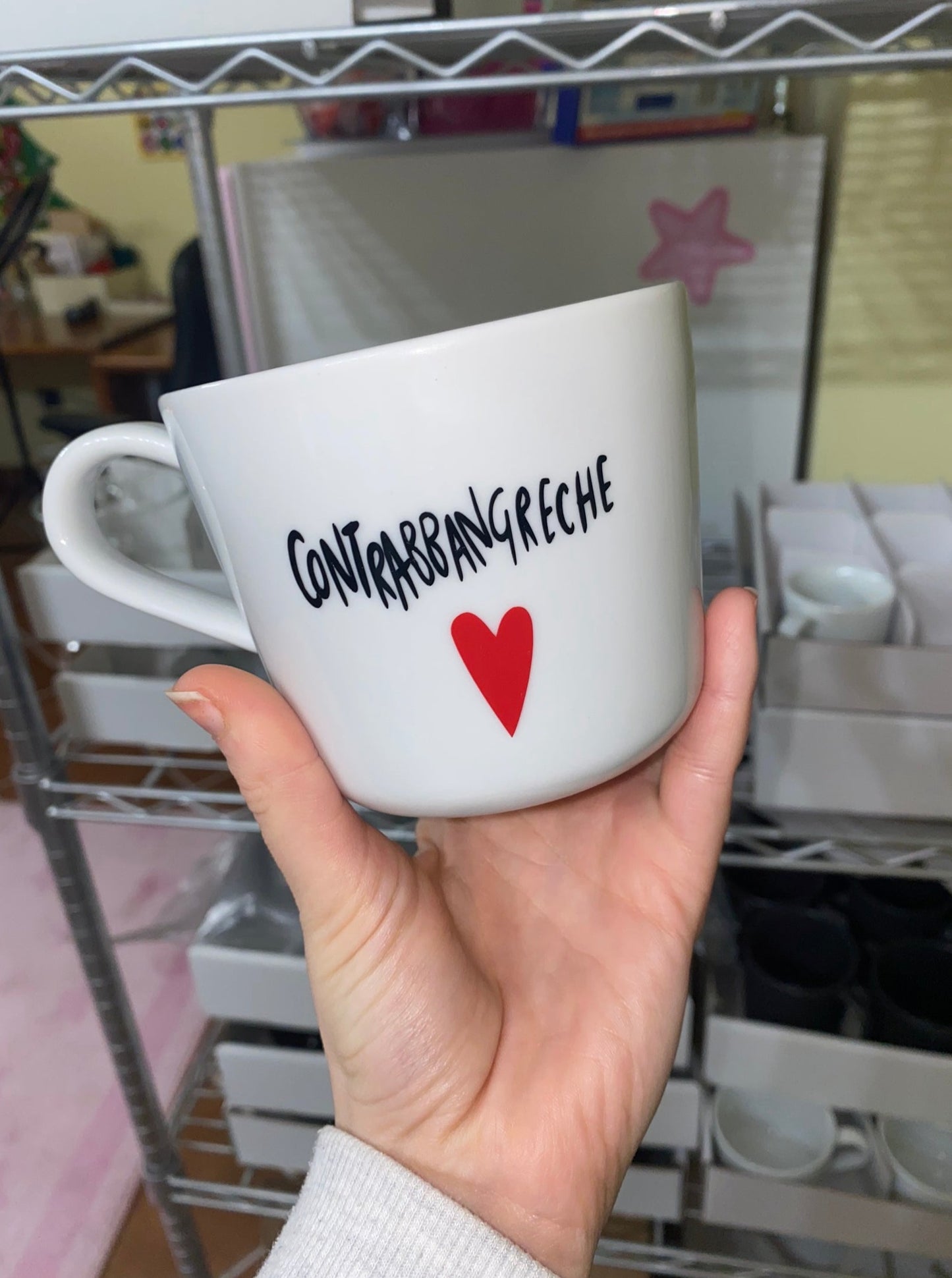 Tazza grande da personalizzare con frase
