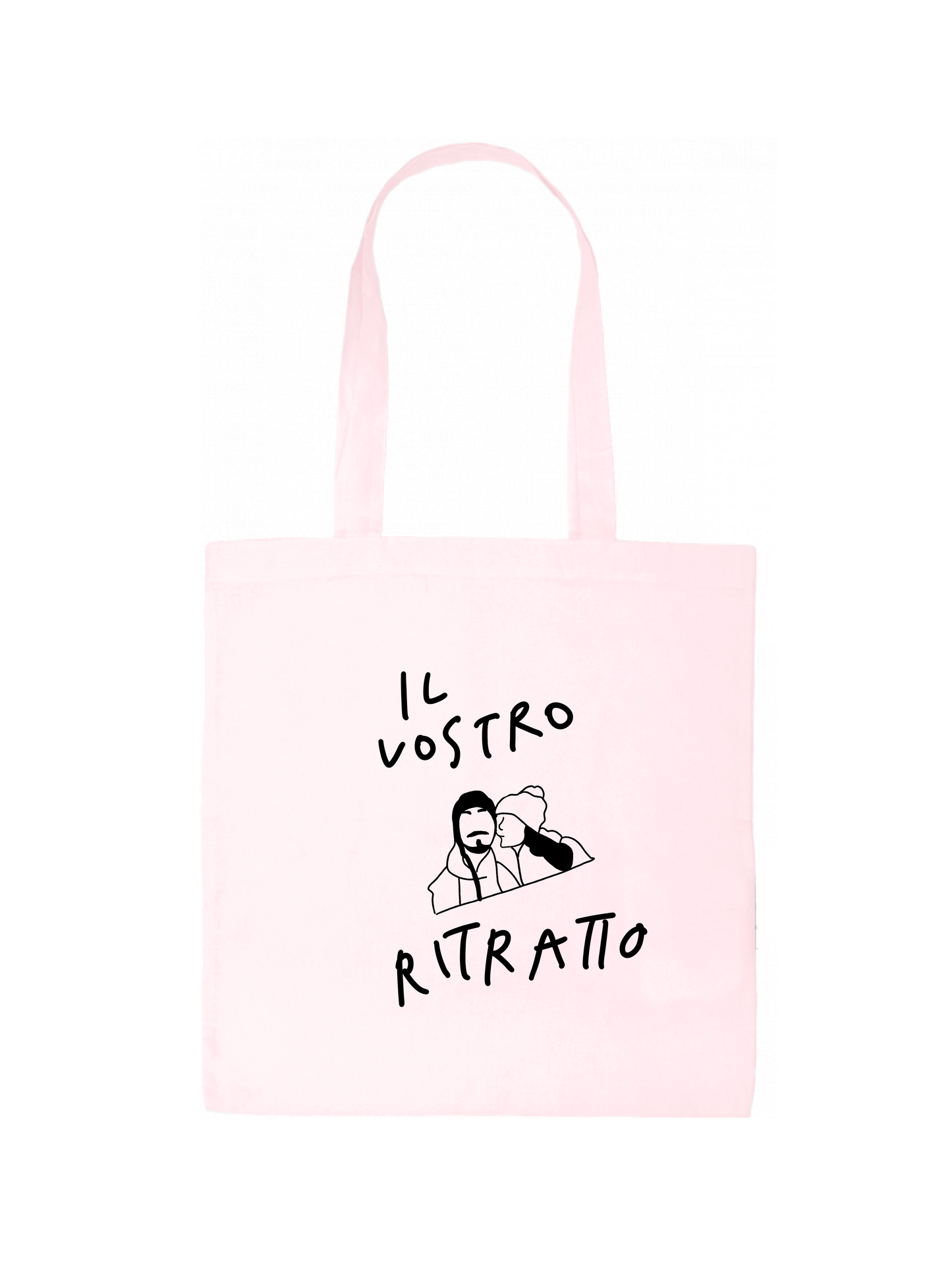 Borsa di tela rosa da