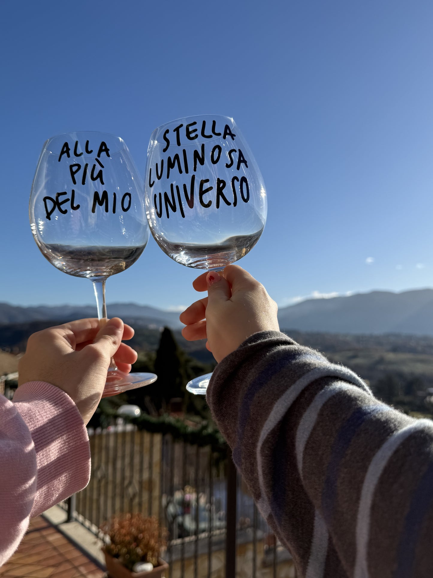 Coppia di calici da personalizzare
