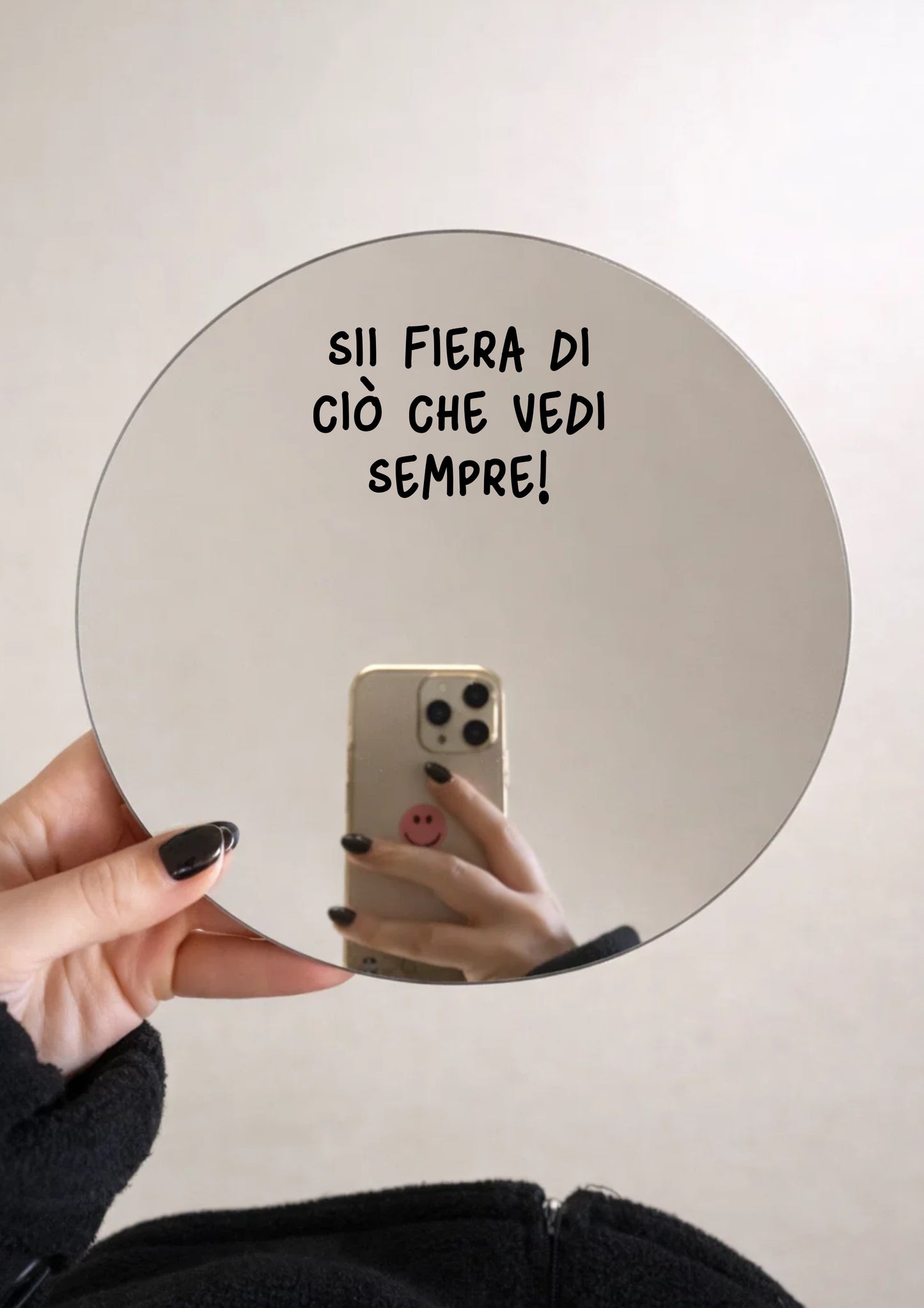 "Sii fiera di ciò che vedi sempre!"