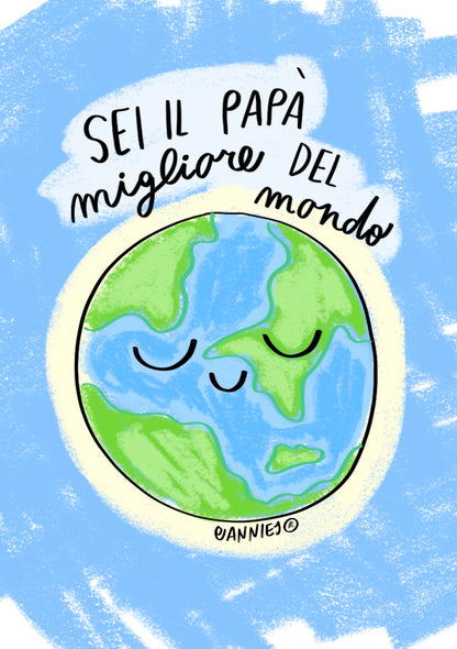 Stampa "sei il papà migliore del mondo"
