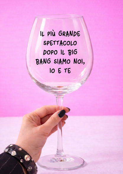 Singolo Calice con la TUA FRASE