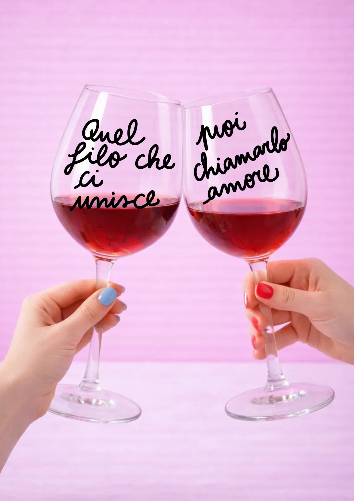 Coppia di Calici "Quel filo che ci unisce"