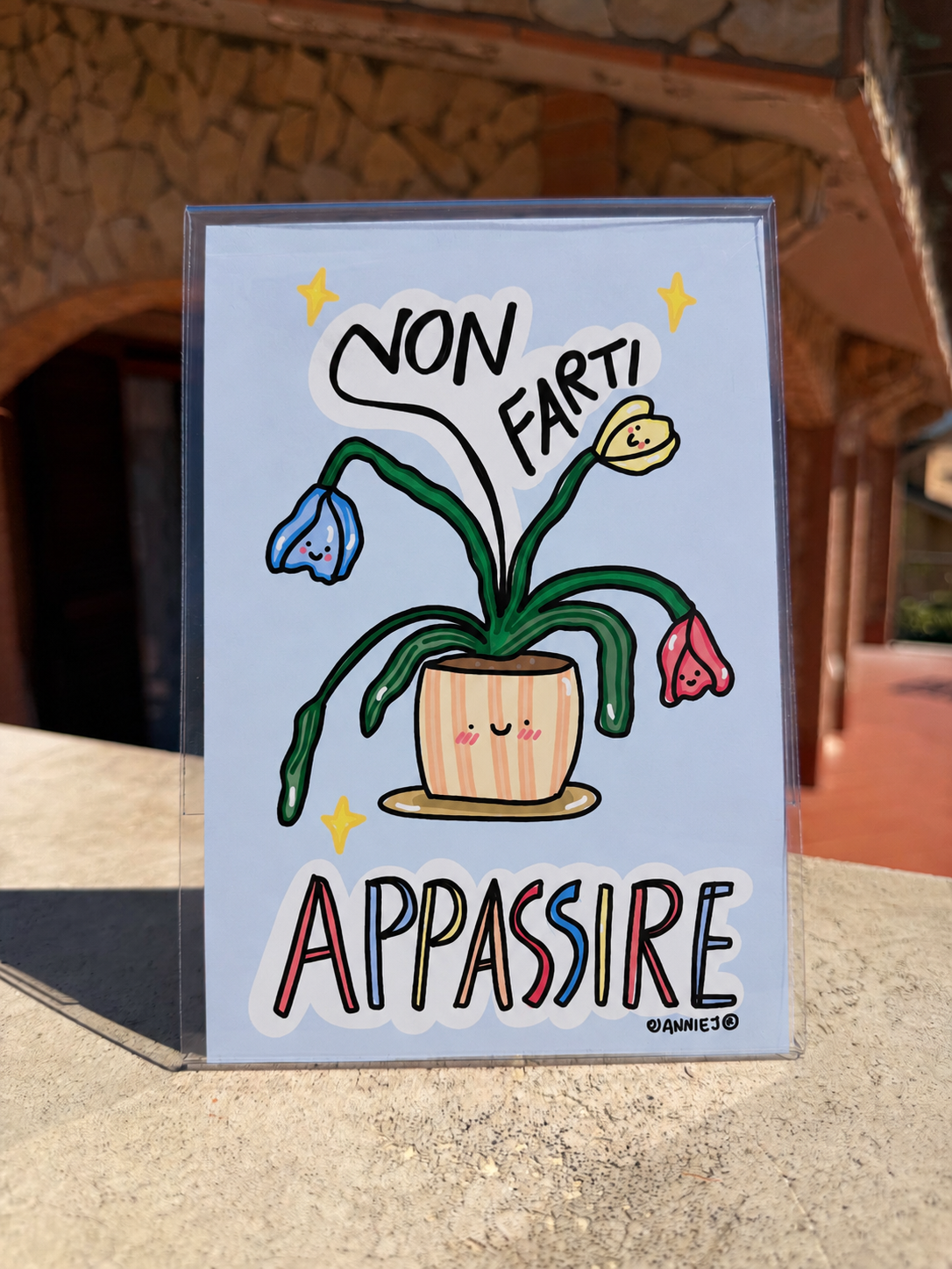Stampa "non farti appassire"