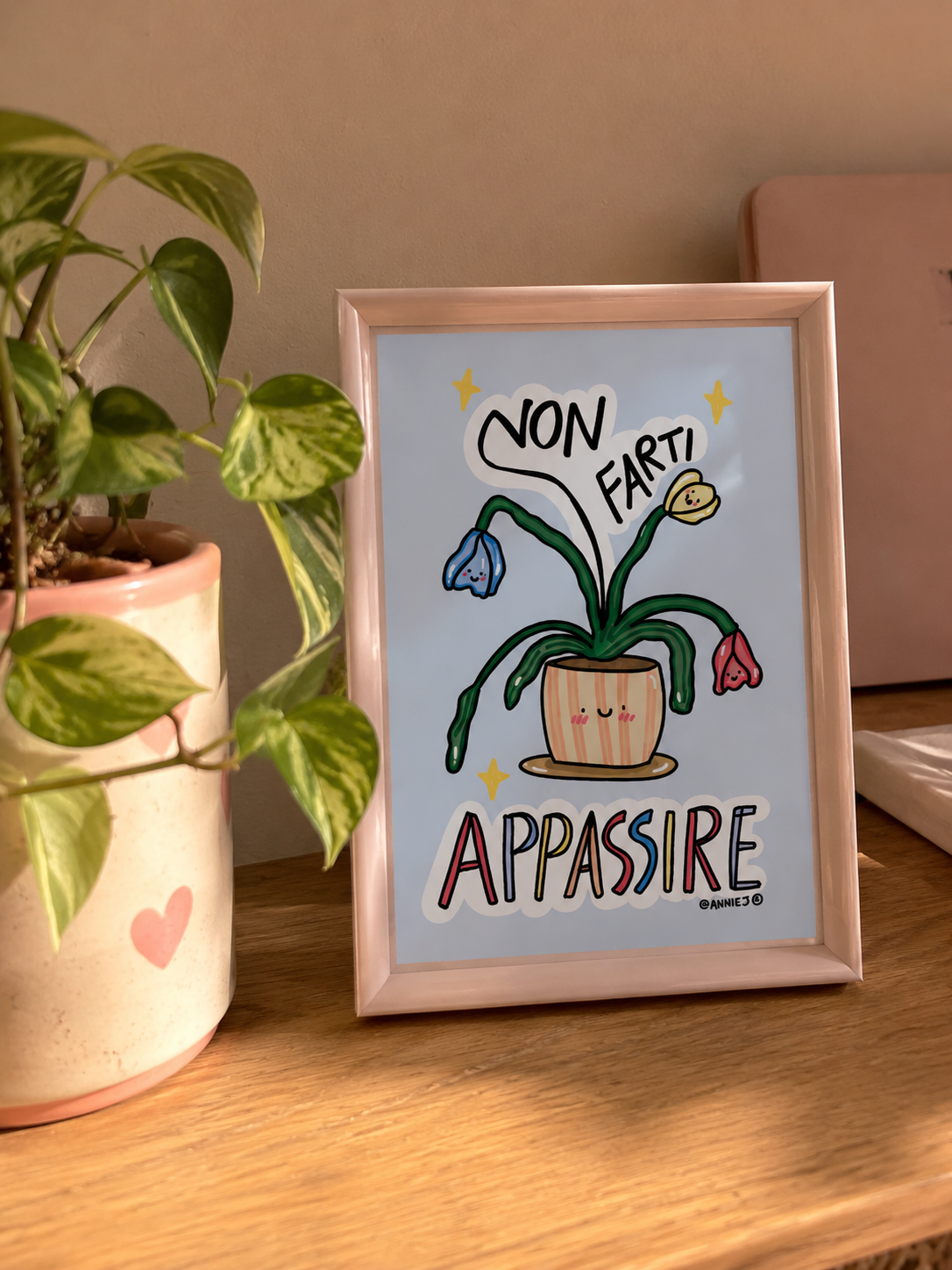 Stampa "non farti appassire"