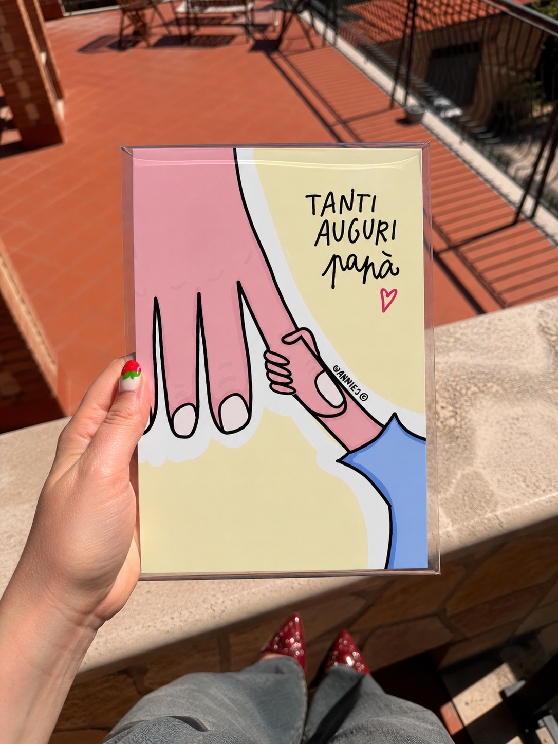 Stampa "tanti auguri papà"