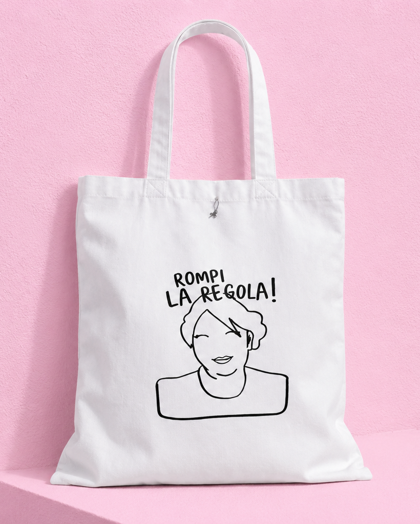 Borsa di Tela con la TUA FOTO (Bianca)