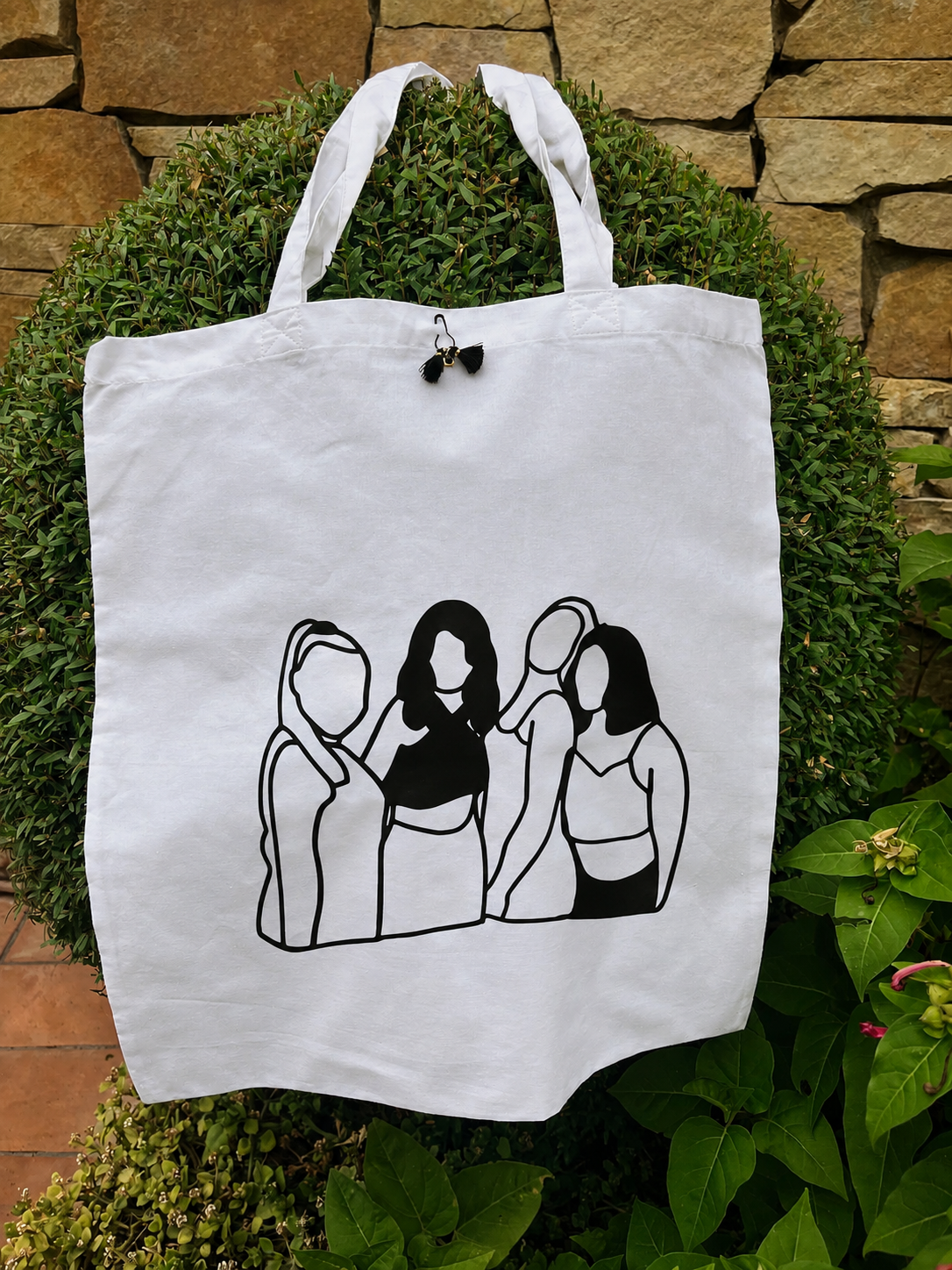 Borsa di Tela con la TUA FOTO (Bianca)