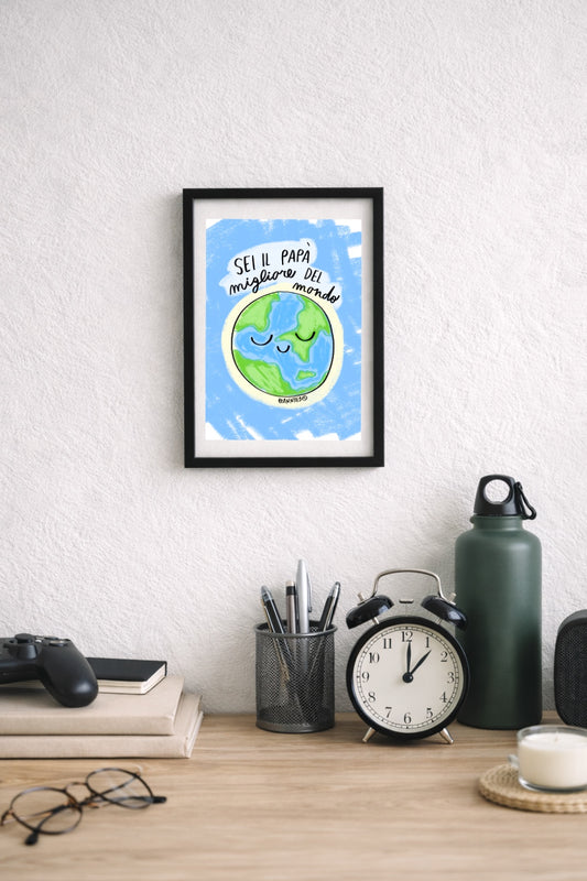 Stampa "sei il papà migliore del mondo"