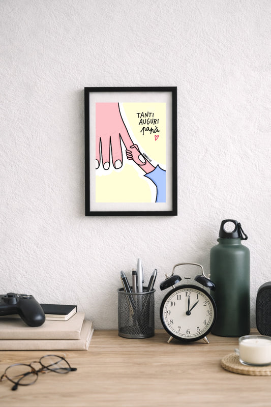 Stampa "tanti auguri papà"