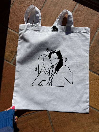 Borsa di Tela con la TUA FOTO (Bianca)