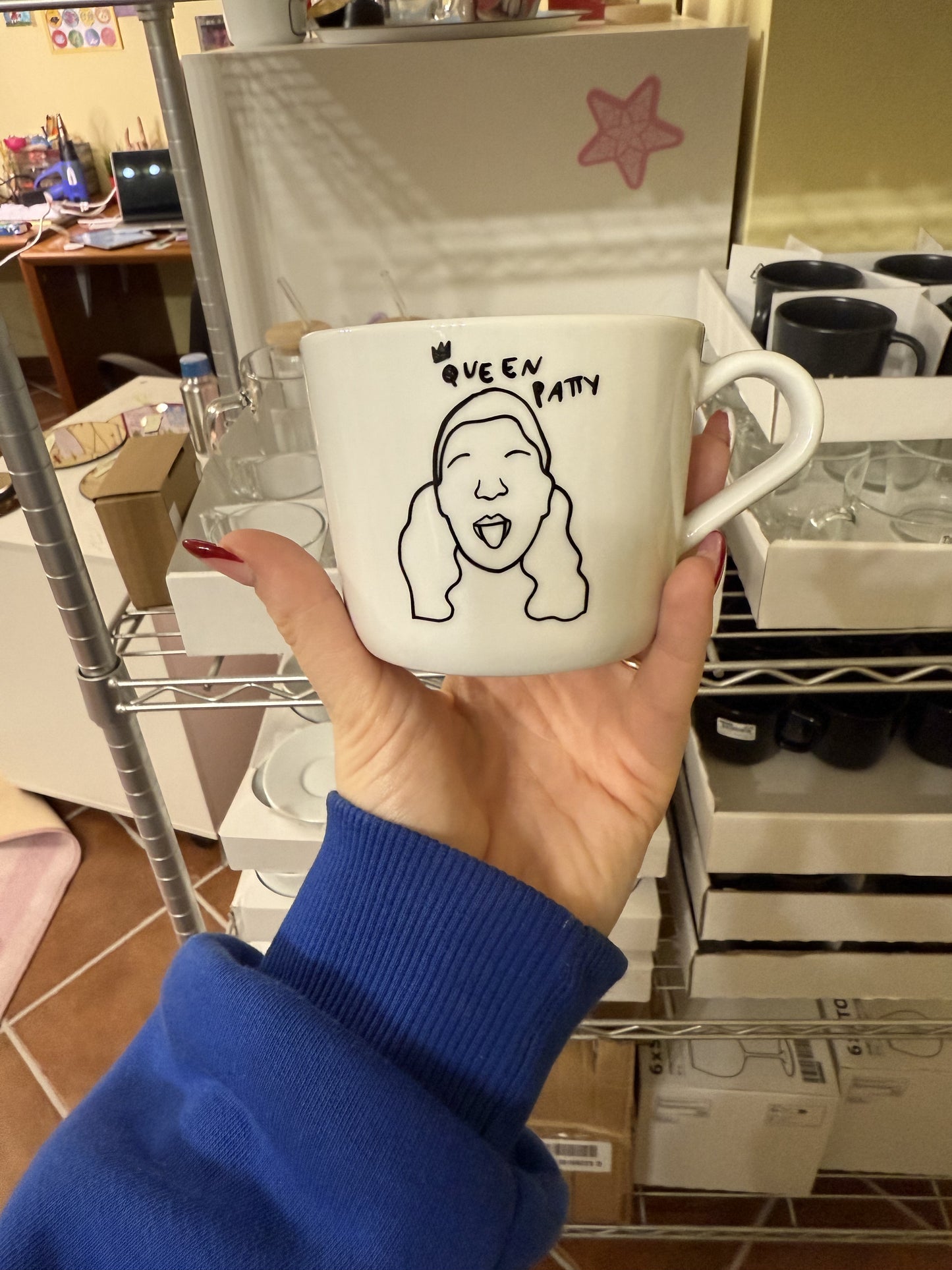 Tazza grande da personalizzare con ritratto