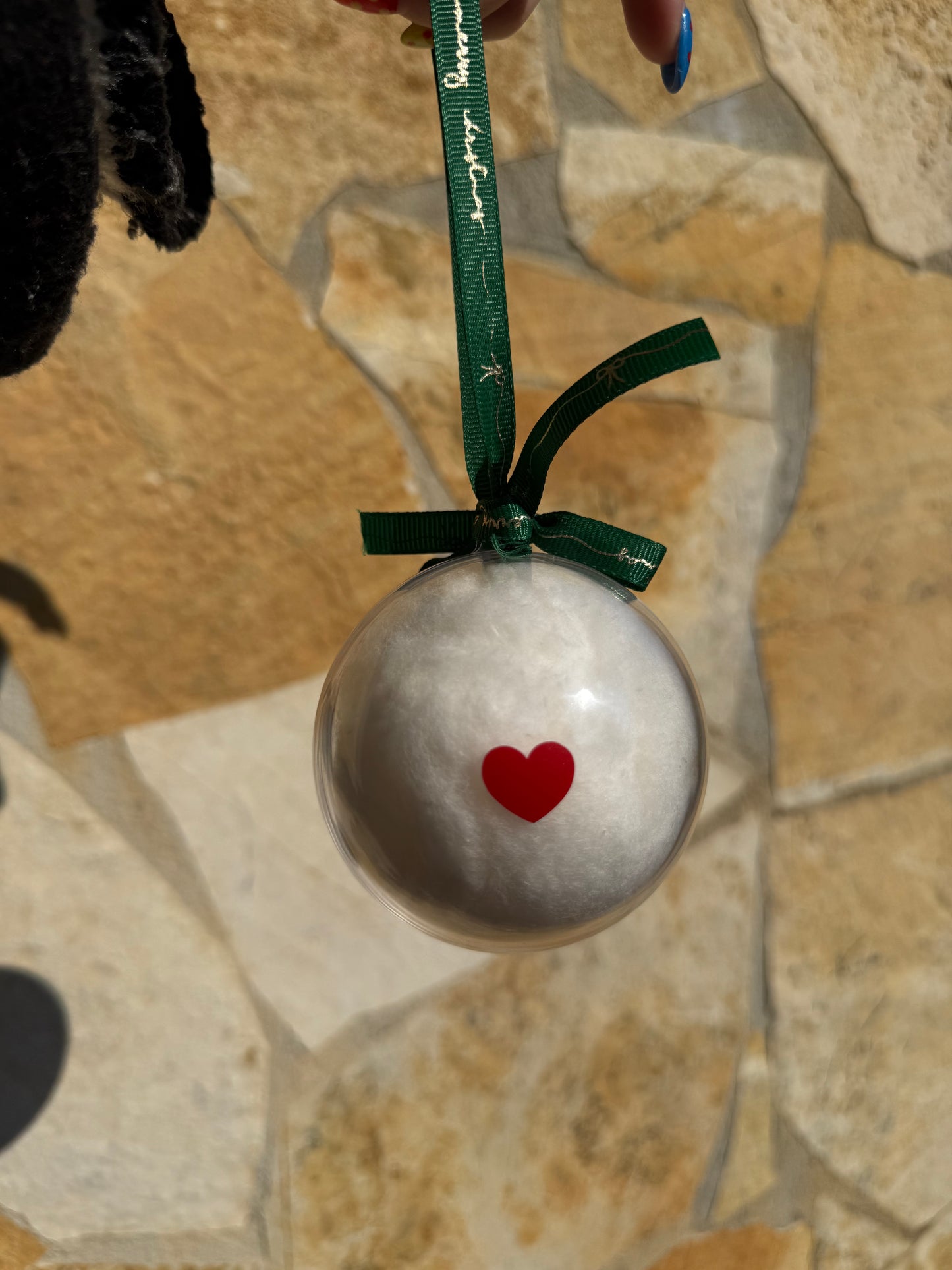 Pallina di Natale da personalizzare con la TUA frase piccola