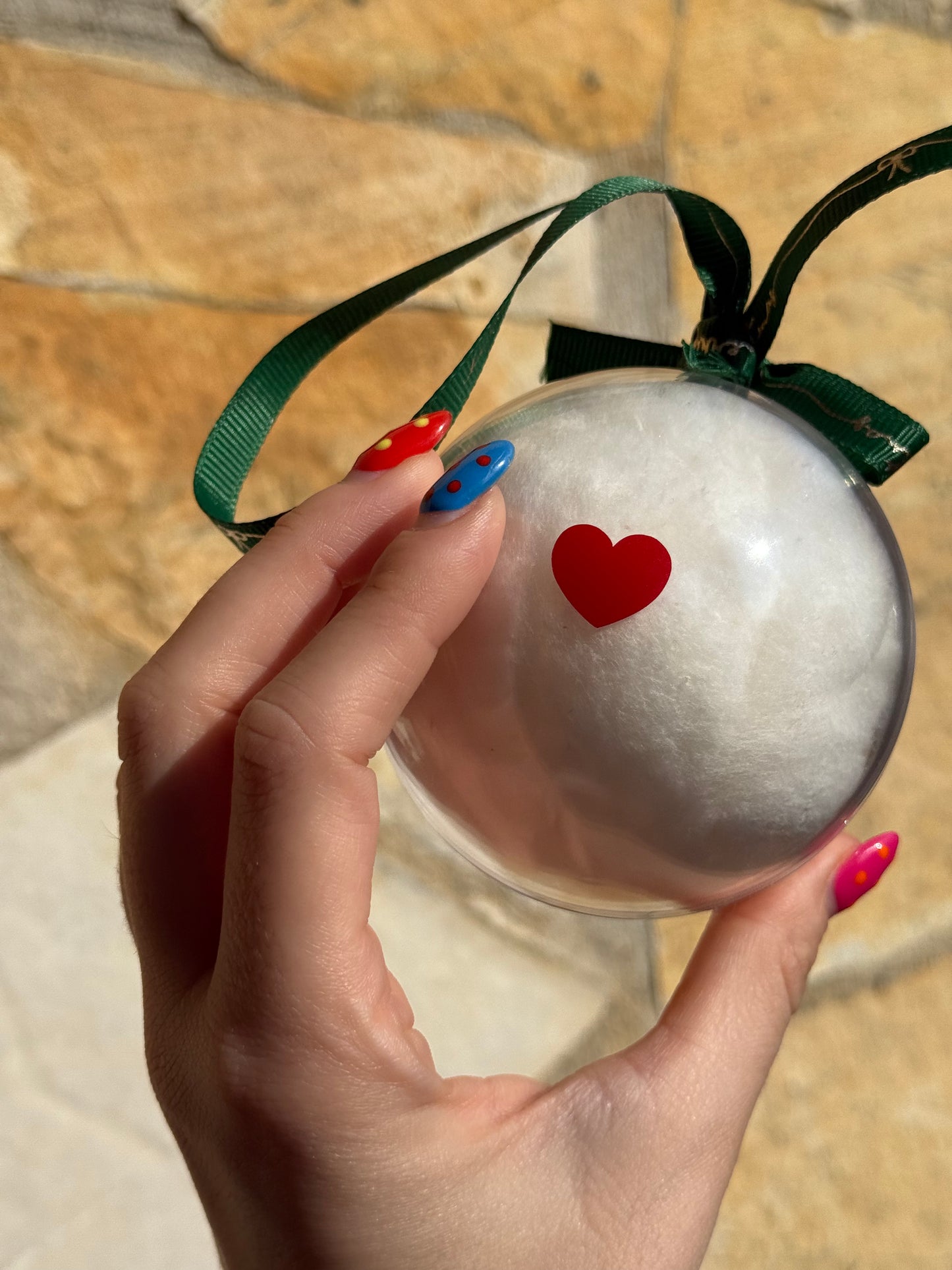 Pallina di Natale da personalizzare con la TUA frase piccola
