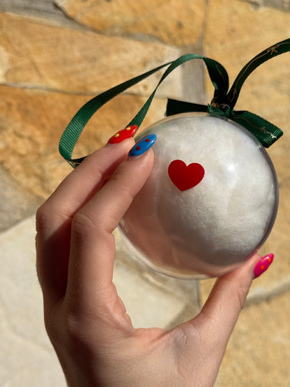 Pallina di Natale da personalizzare con la TUA frase piccola