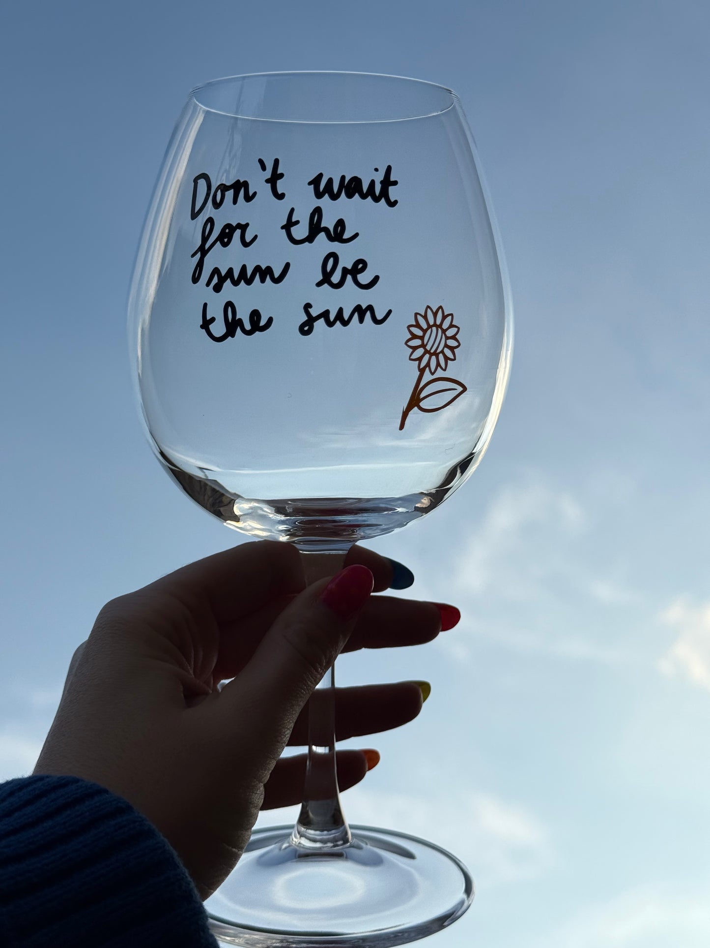 Singolo Calice con la TUA FRASE