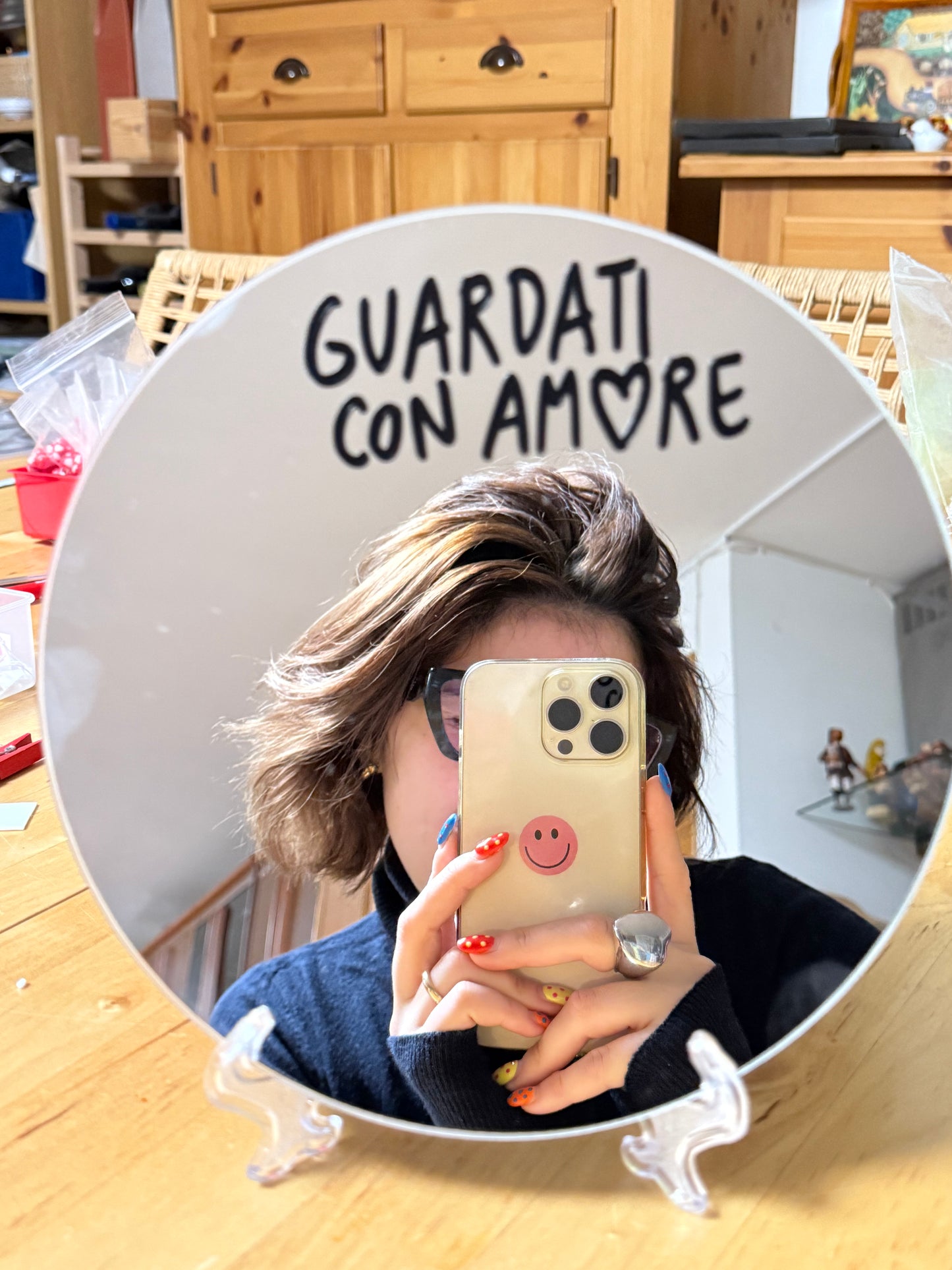 Basetta per specchio 12cm