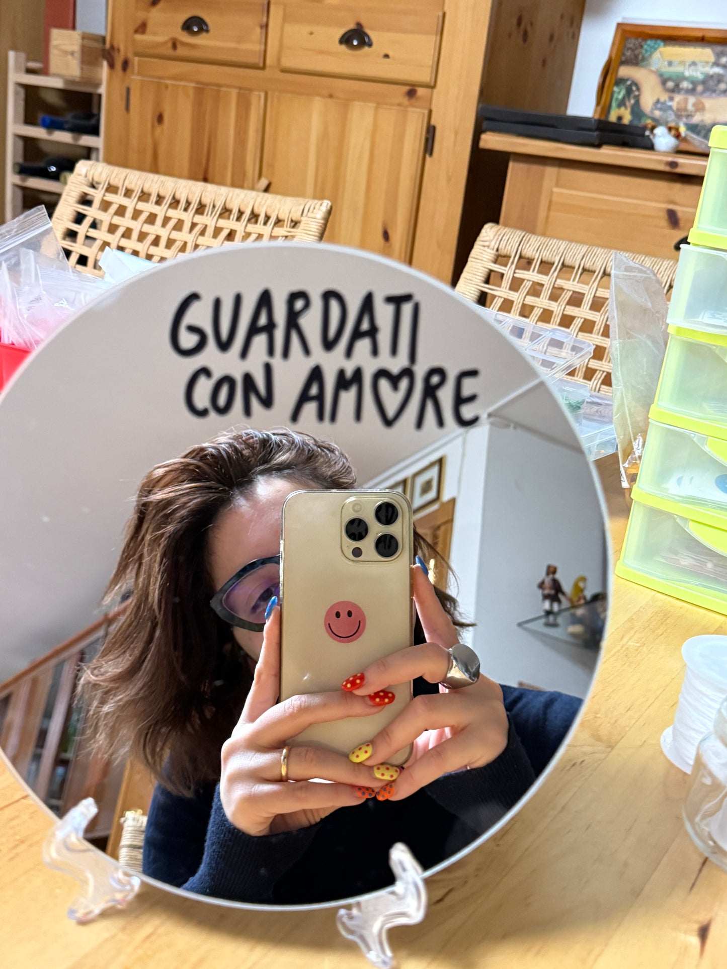 Basetta per specchio 12cm