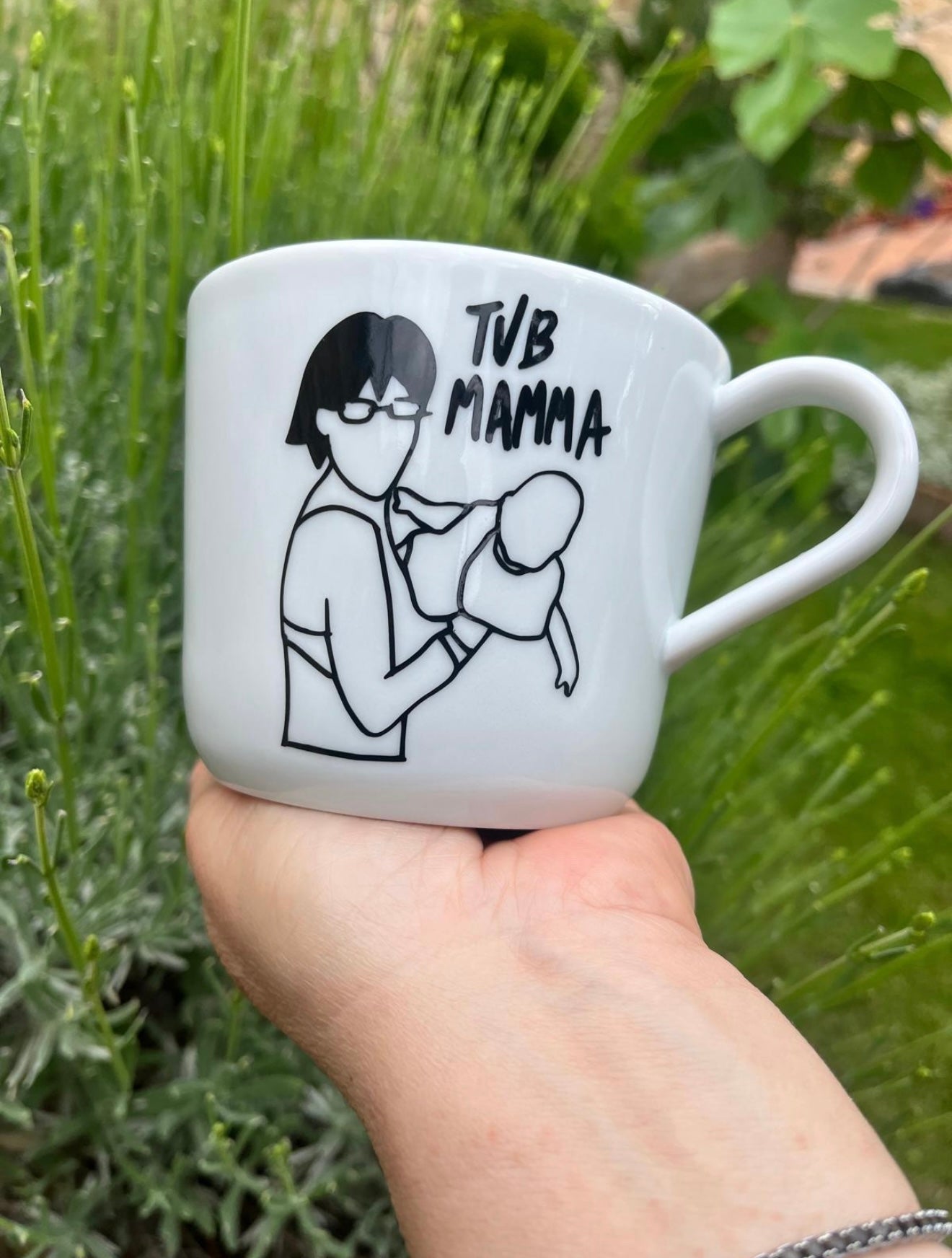 Tazza con la TUA FOTO (Grande Bianca)