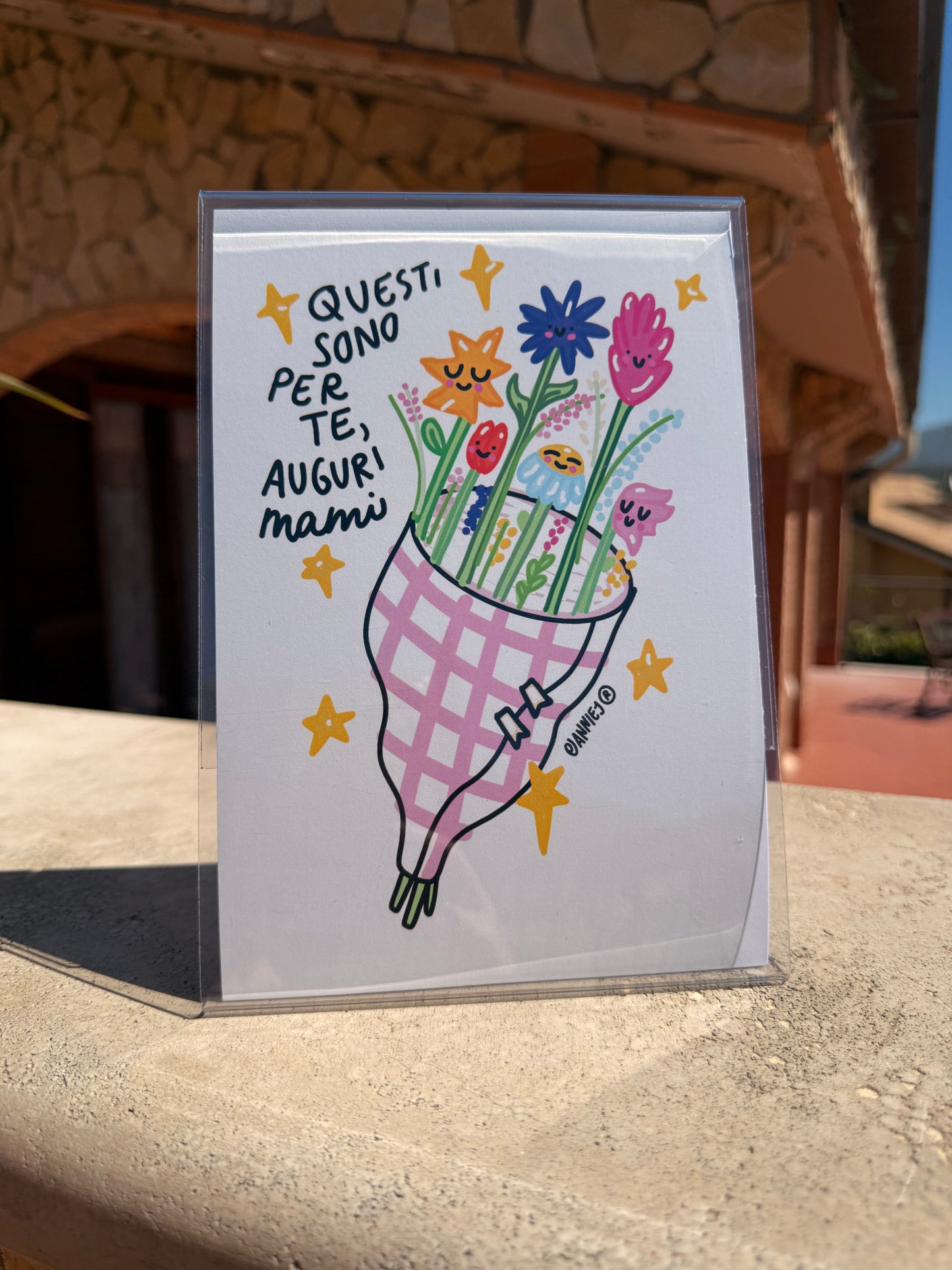 Stampa "questi sono per te, auguri mami"