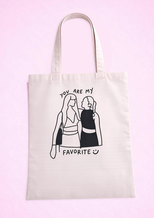 Borsa di Tela con la TUA FOTO (Rosa)