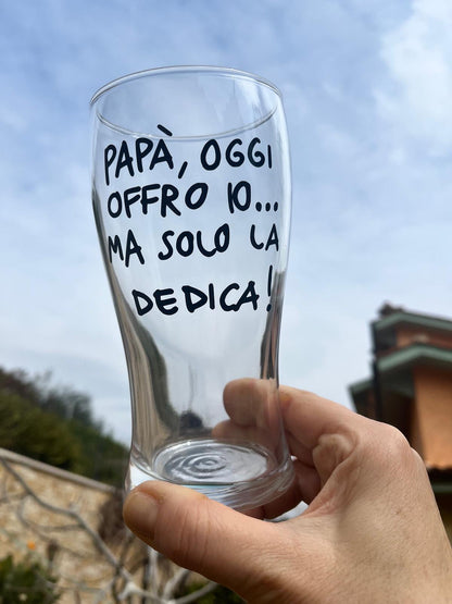 Calice da Birra con la TUA FRASE