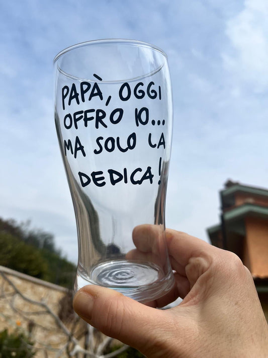 Calice da Birra con la TUA FRASE
