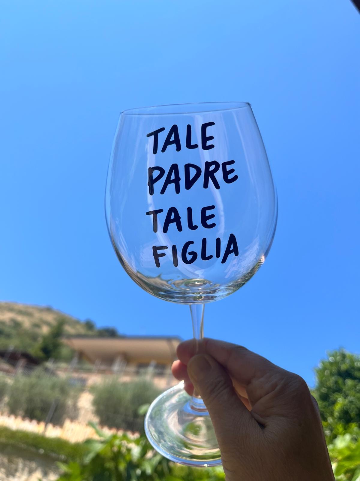 Singolo Calice con la TUA FRASE