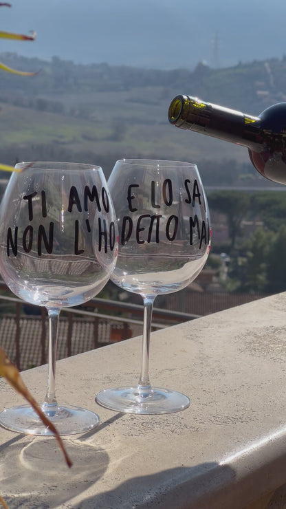 Coppia di calici da personalizzare