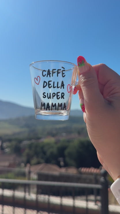Tazza da espresso "caffè della supermamma"