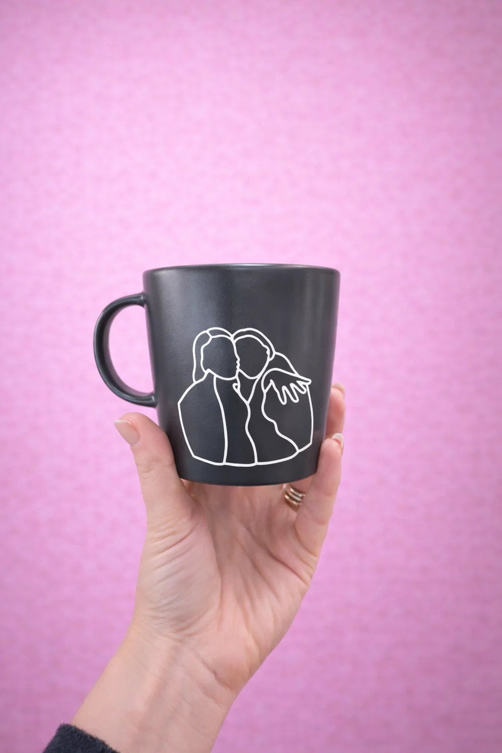 Tazza con la TUA FOTO (Grande Grigia)