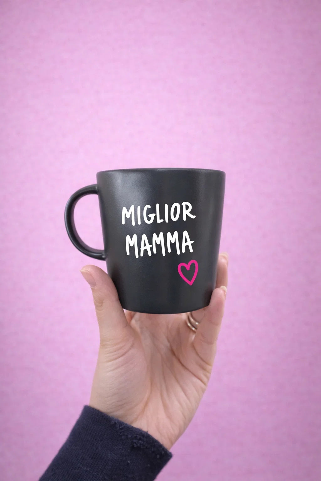 Tazza con la TUA FRASE (Grande Grigia)