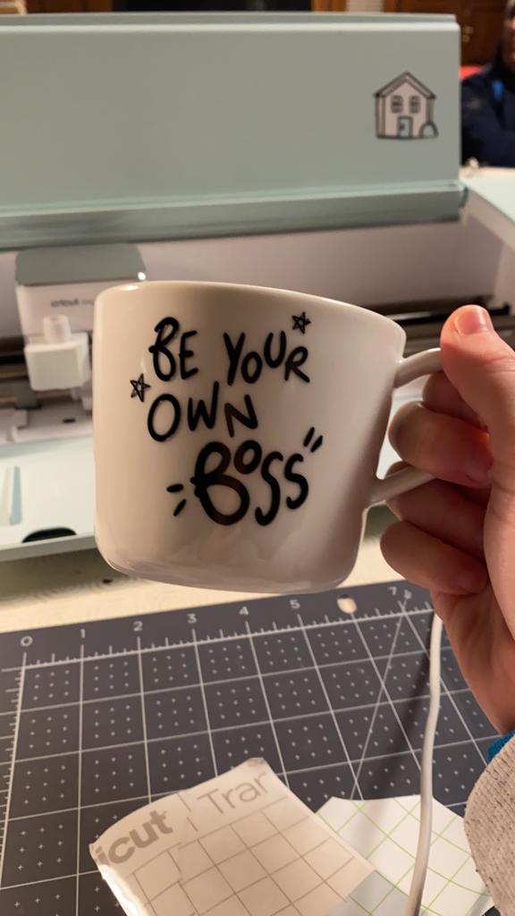 Tazza grande da personalizzare con frase
